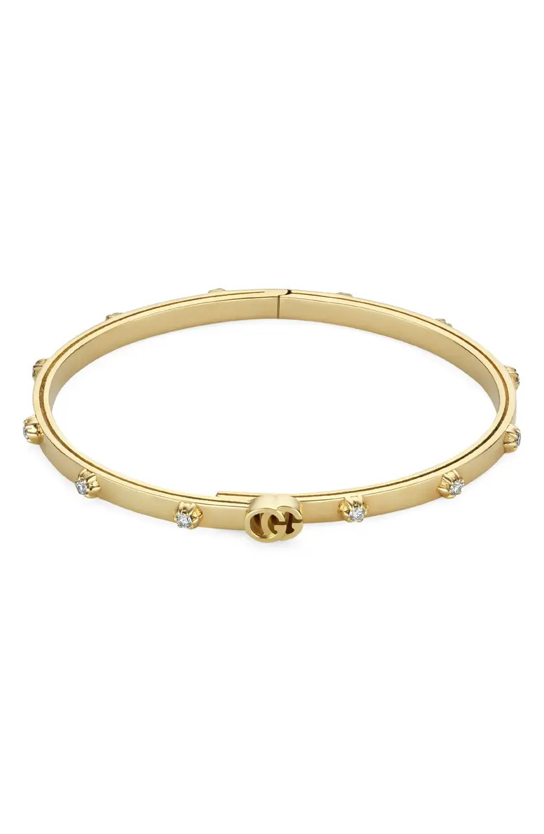 Running Extra Small 18K Gold Diamond Bracelet | Nordstrom