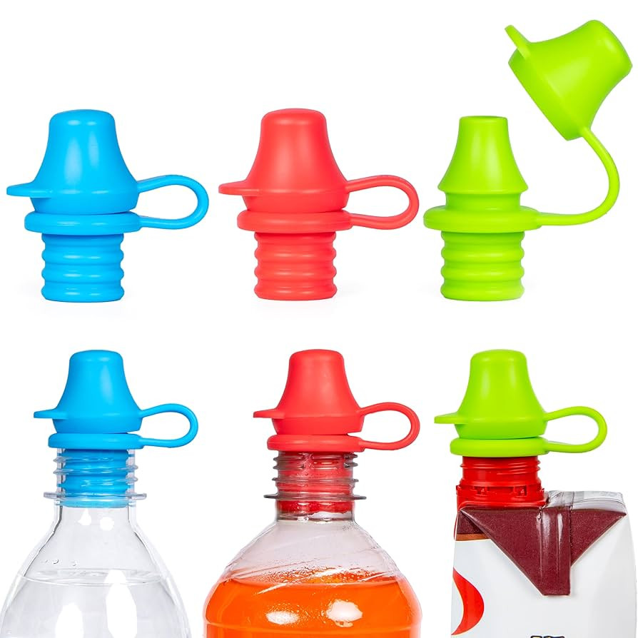 Original Water Bottle Topper for Toddlers – 100% Silicone Sippy Top Spout with Protective Cap M... | Amazon (US)