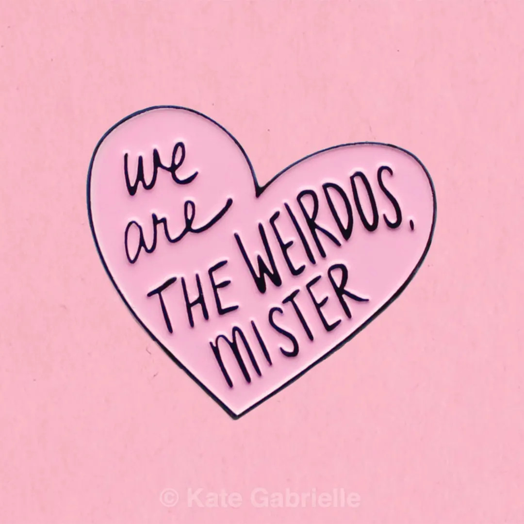 We Are the Weirdos Mister Enamel Lapel Pin - Etsy | Etsy (US)