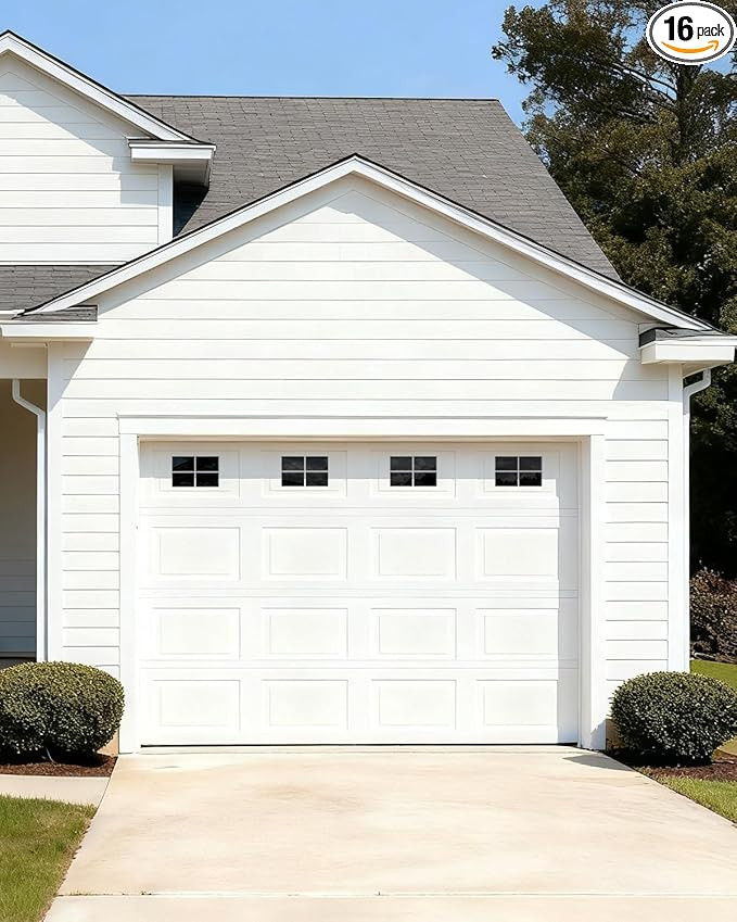 16 Panels 6" x 4" Magnetic Garage Door Windows Faux Windows Hardware Kit Decorative Hardware for ... | Amazon (US)