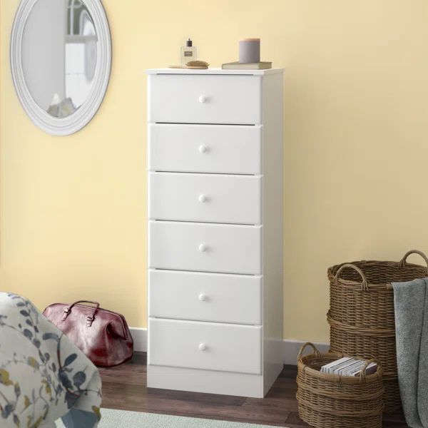 Hadia 6 Drawer 20'' W Lingerie Chest | Wayfair North America