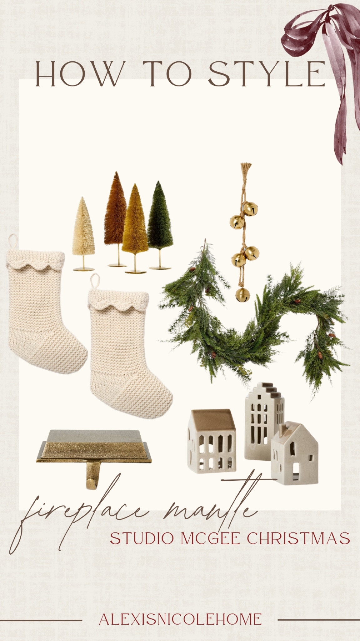 Style your fireplace mantle with targets new studio McGee Christmas line 🤍

#LTKFindsUnder50 #LTKHome #LTKSeasonal