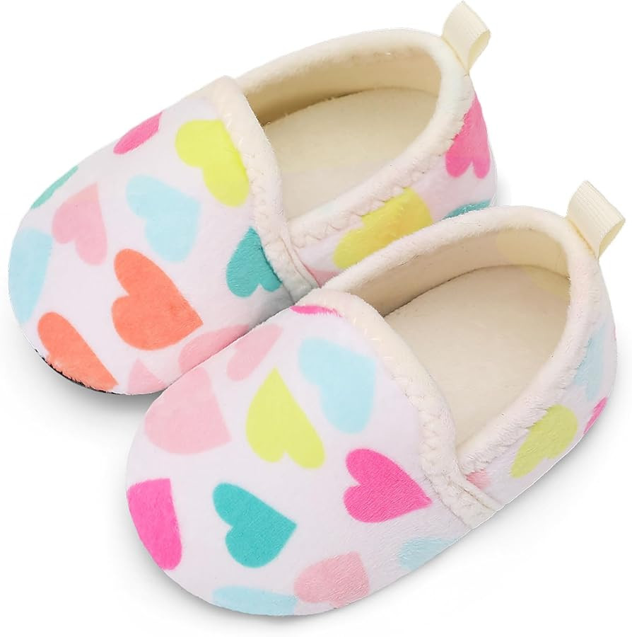 L-RUN Baby Boys Girls Wool Like House Slippers Kids Light Weight Anti-Skid Shoes for Outdoor Indo... | Amazon (CA)