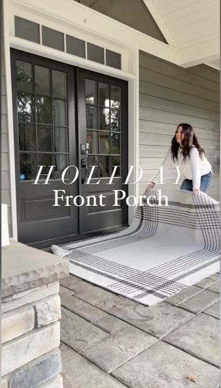 Holiday porch decor 2022! Minimal holiday porch ideas! Holiday wreaths, faux alpine trees, twinkle trees pottery barn, target, studio mcgee

#LTKhome #LTKHoliday #LTKSeasonal