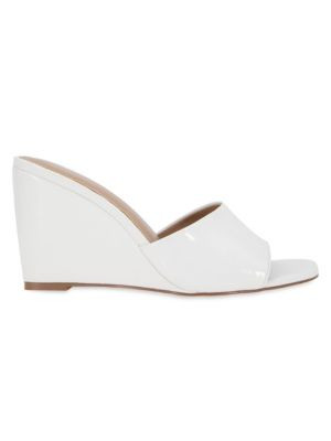 BCBGeneration Giani Square Toe Wedge Sandals on SALE | Saks OFF 5TH | Saks Fifth Avenue OFF 5TH