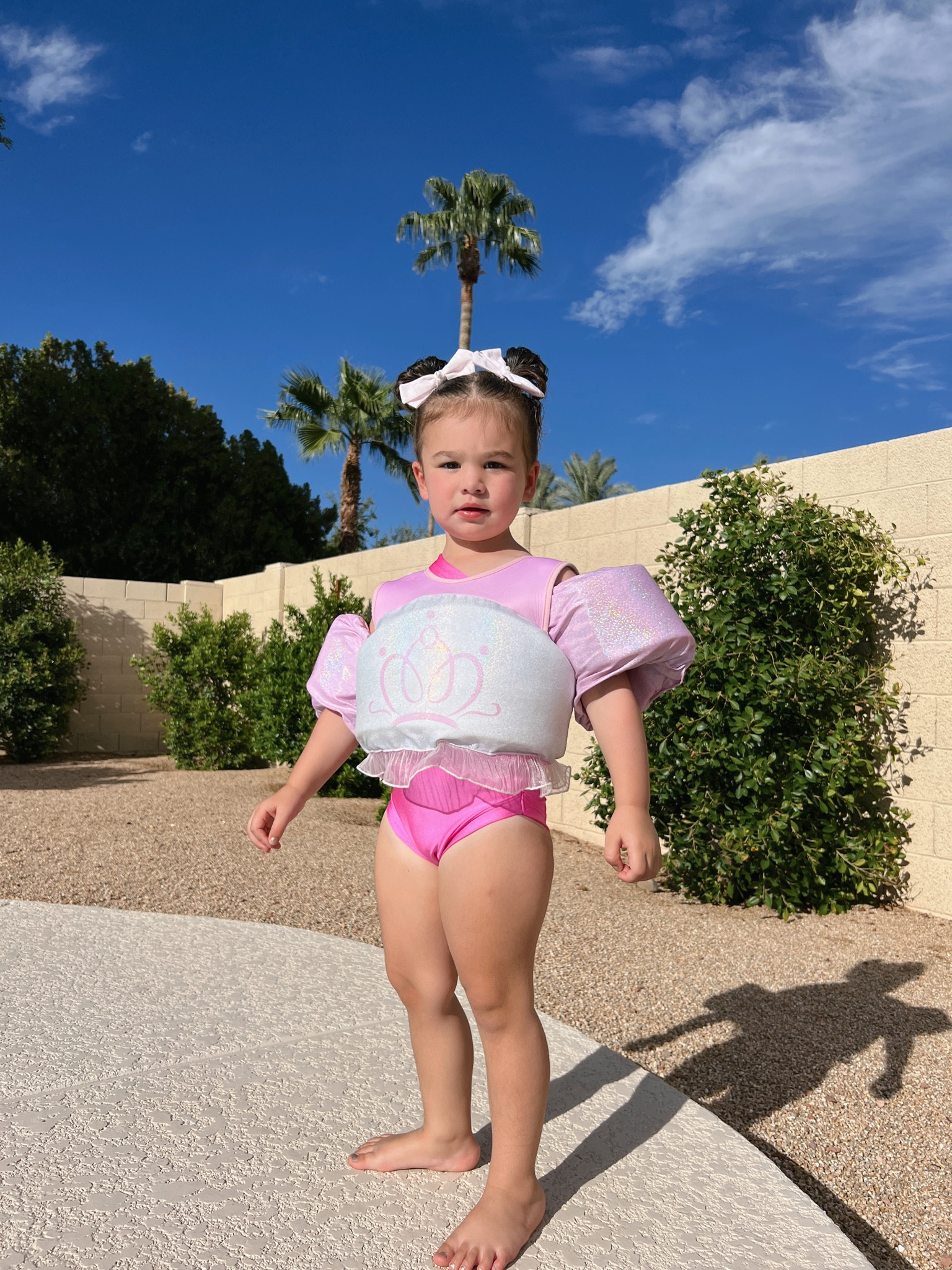 tutu floaties • the second we put these on her, our 2YO took off swimming to the middle of the pool alone.

great support with the shoulder straps

#LTKkids