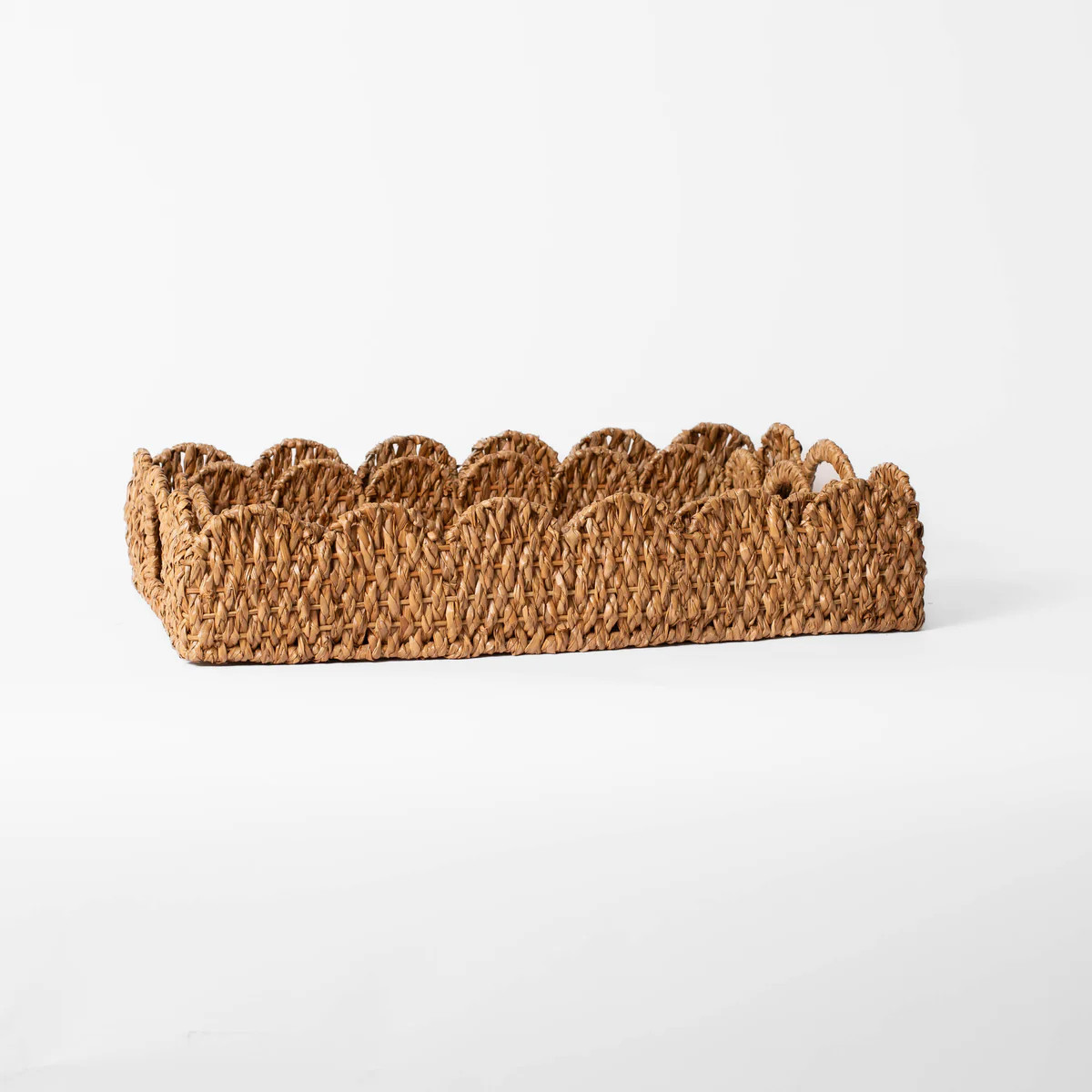 Braided Bankuan Trays with Handles | Stoffer Home