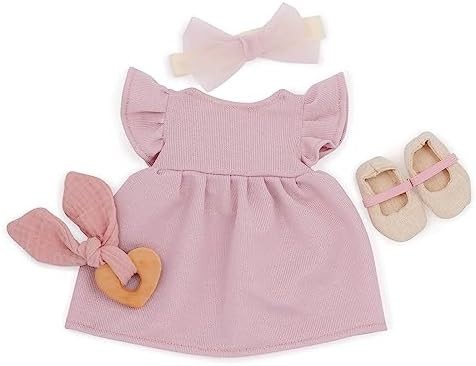 LullaBaby – 14-Inch Baby Doll Clothes – Pink Dress, Headband, Teether & Shoes – Pretend Pla... | Amazon (CA)