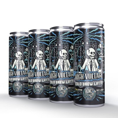 Bones Coffee Company High Voltage Flavored Cold Brew Coffee Sweet and Cream Flavor | Target