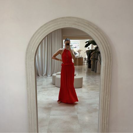 Evarae resortwear, red floaty maxi dress, wedding guest outfit, race day fashionn

#LTKtravel #LTKSeasonal #LTKparties