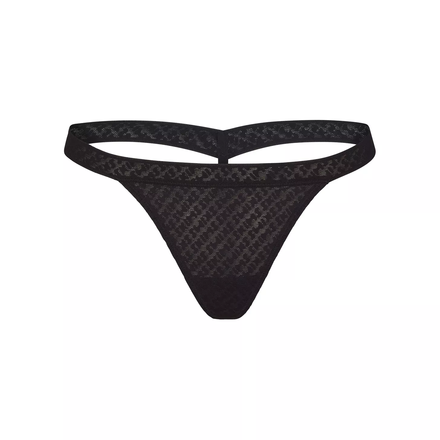 Logo Mesh Skimpy Thong