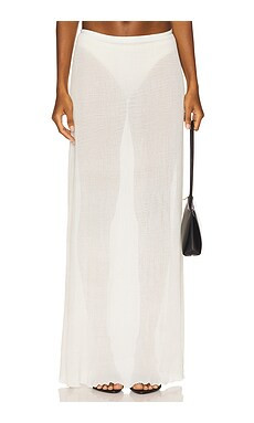 LIONESS Ford Maxi Skirt in Ivory from Revolve.com | Revolve Clothing (Global)