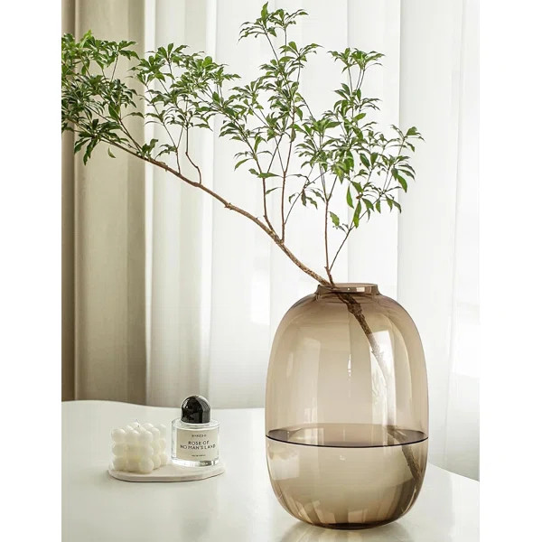 The Glass Vase Round Flower Vase | Wayfair North America