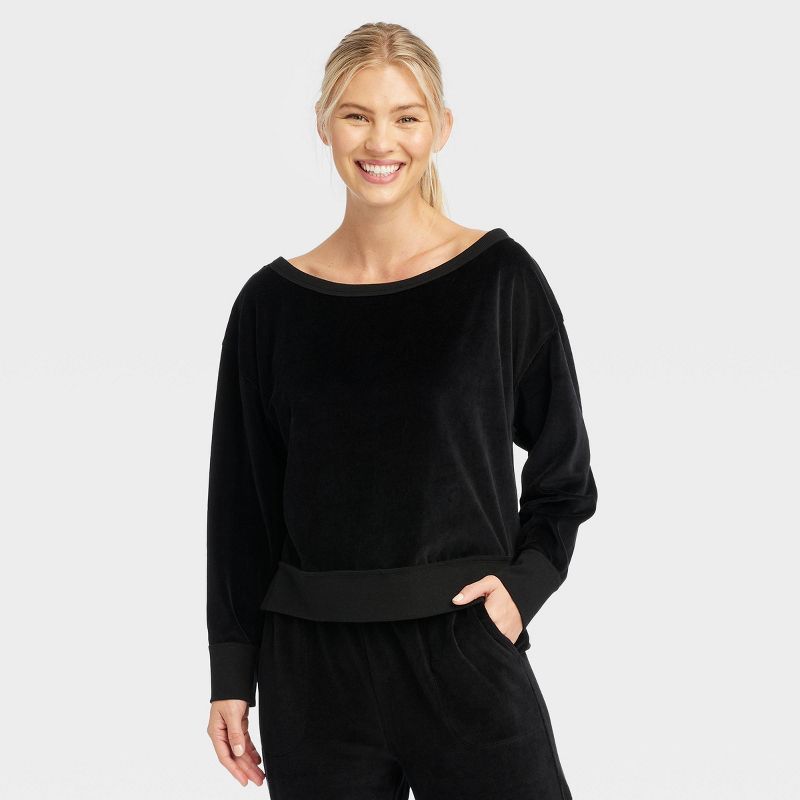 Women's Velour Sweatshirt - JoyLab™ | Target