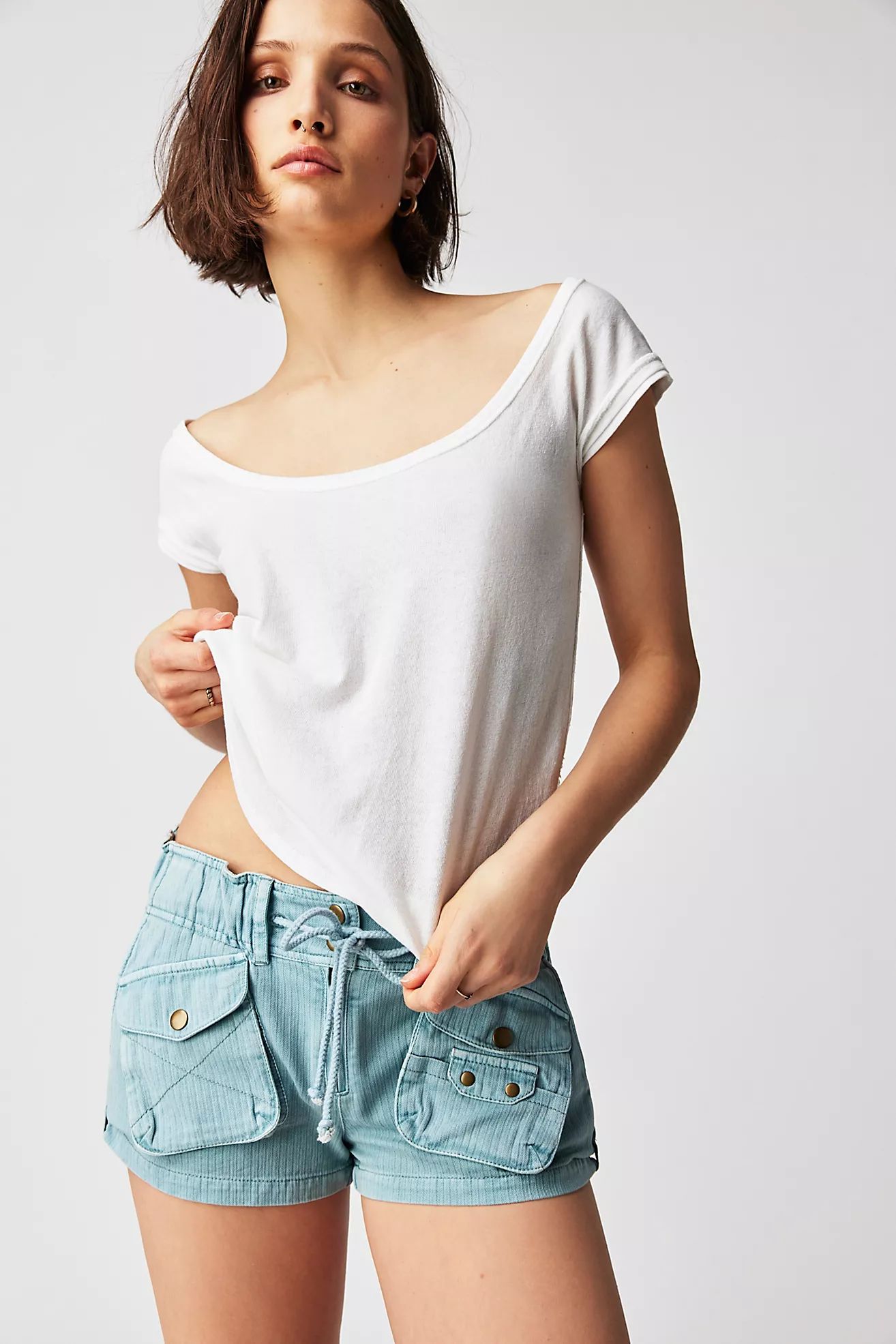 Waimea Slouchy Solid Shorts | Free People (Global - UK&FR Excluded)