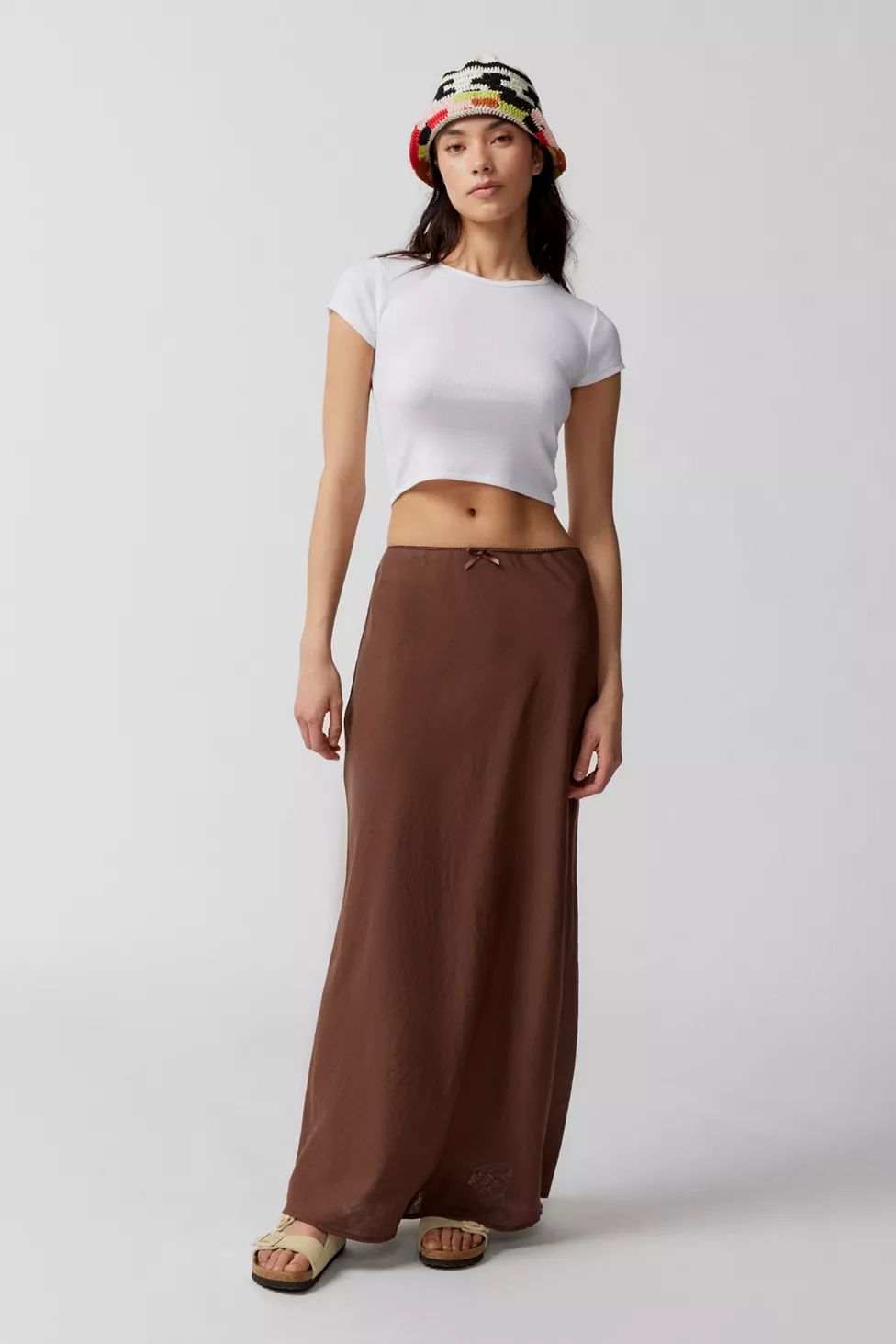 Urban Renewal Made In LA Eco Linen Maxi Skirt | Urban Outfitters (US and RoW)
