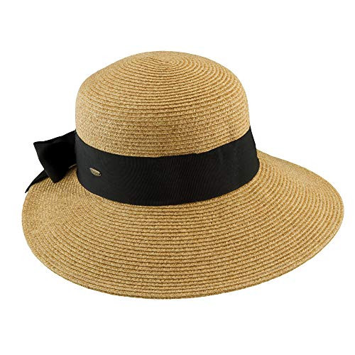 Scala Women's Paper Braid Hat with Dimensional Brim | Amazon (US)
