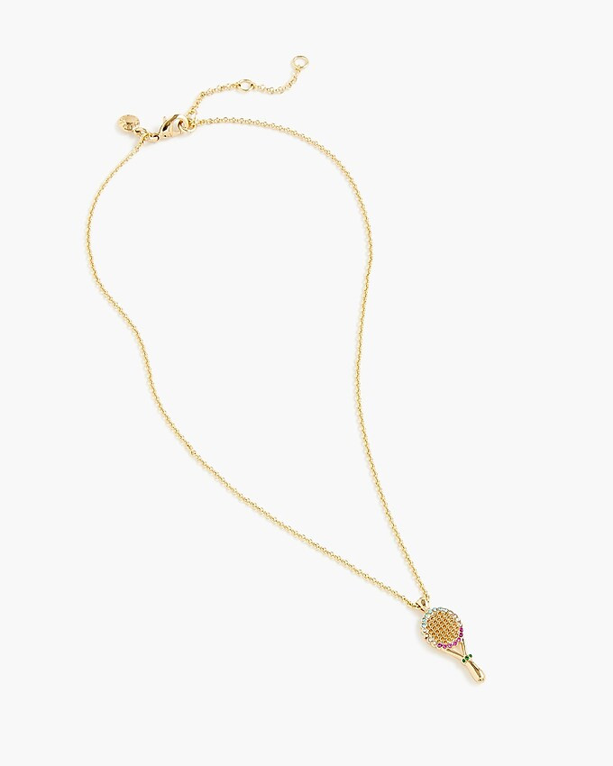 Tennis pendant necklace | J.Crew Factory