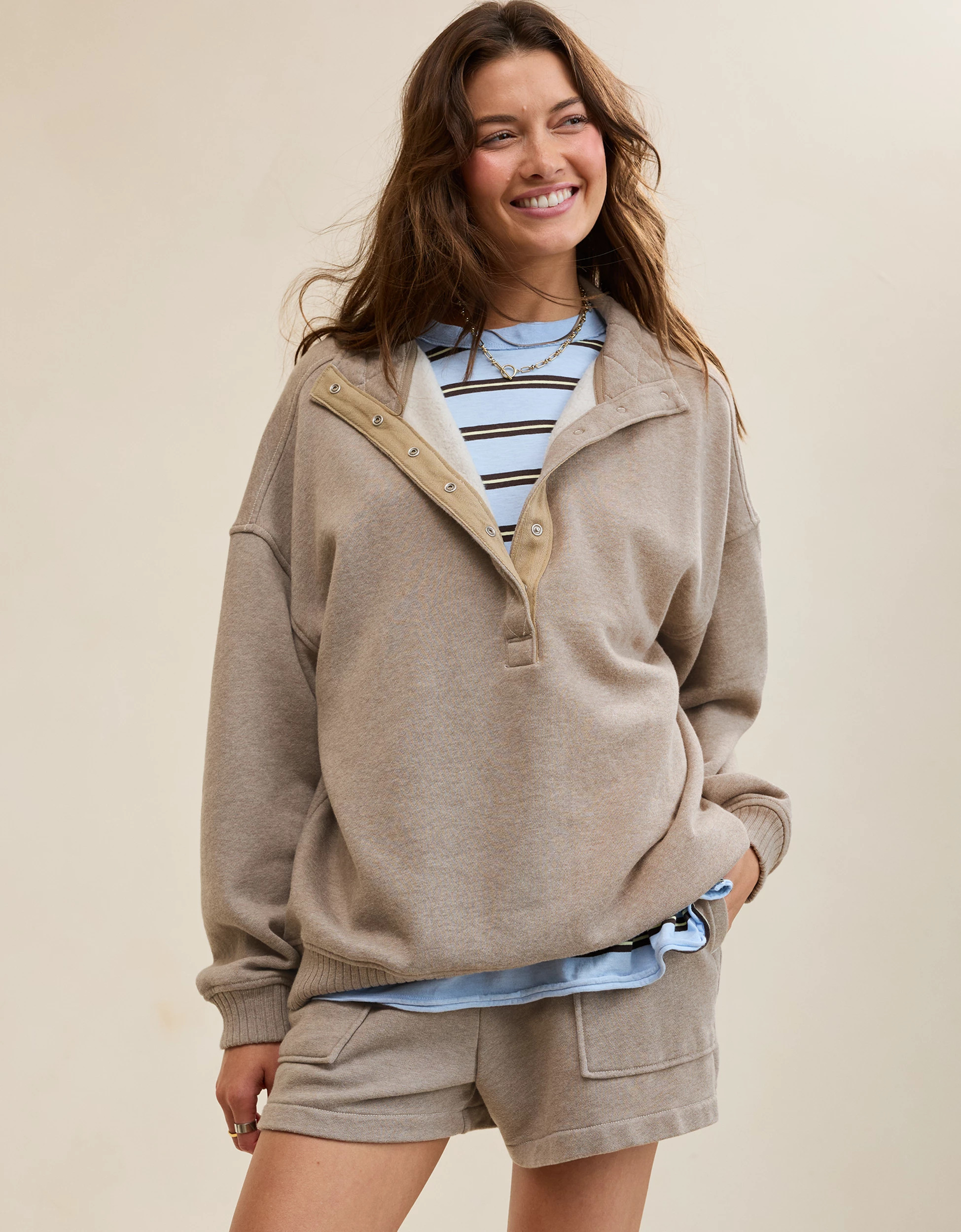 Aerie Oh Snap! Sweatshirt | Aerie
