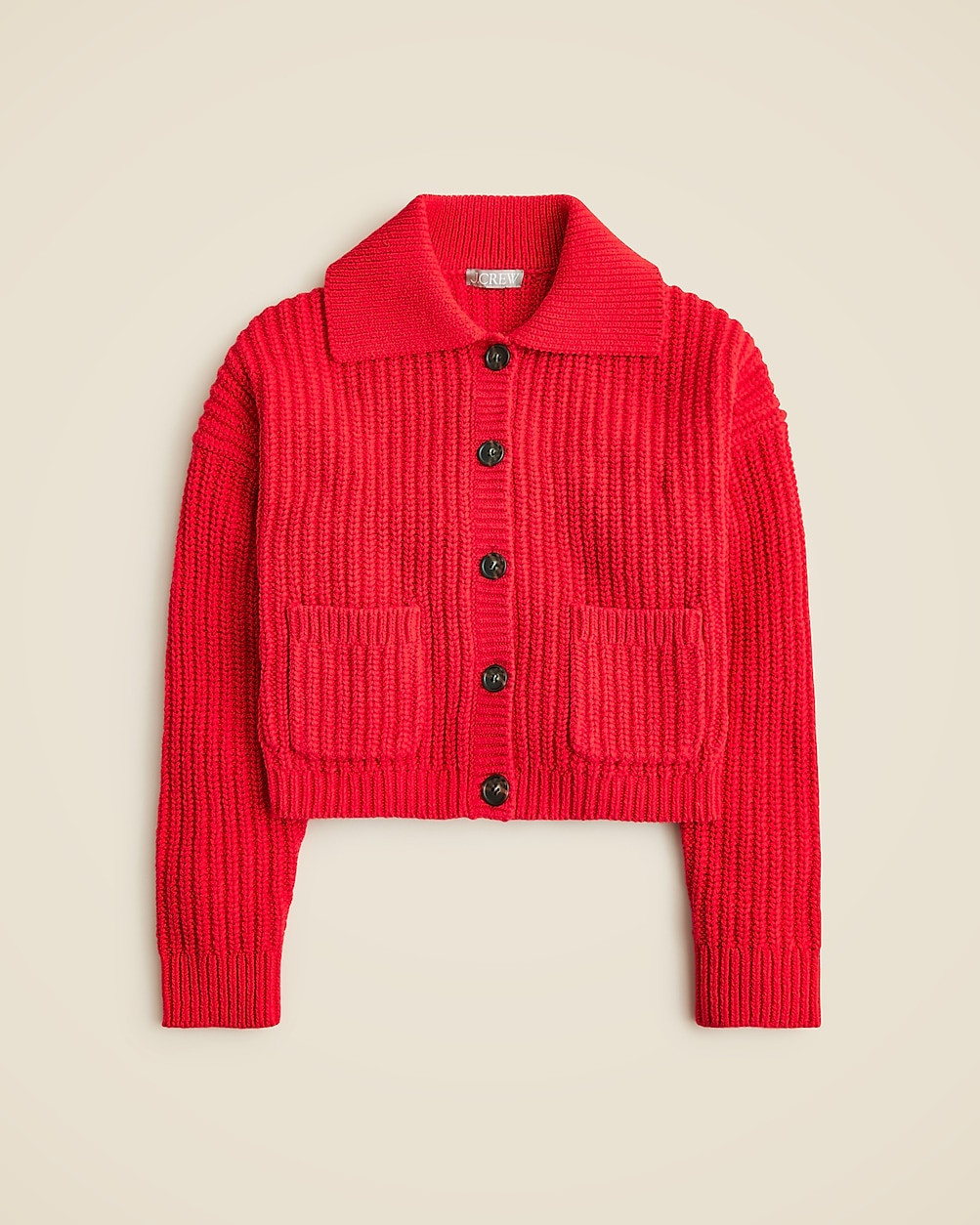 Collared crewneck cardigan | J. Crew US