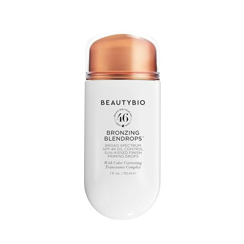 BeautyBio BLENDROPS. Broad Spectrum SPF 46 Oil-Control Priming Drops With Color-Correcting Tranexamic Complex | Amazon (US)