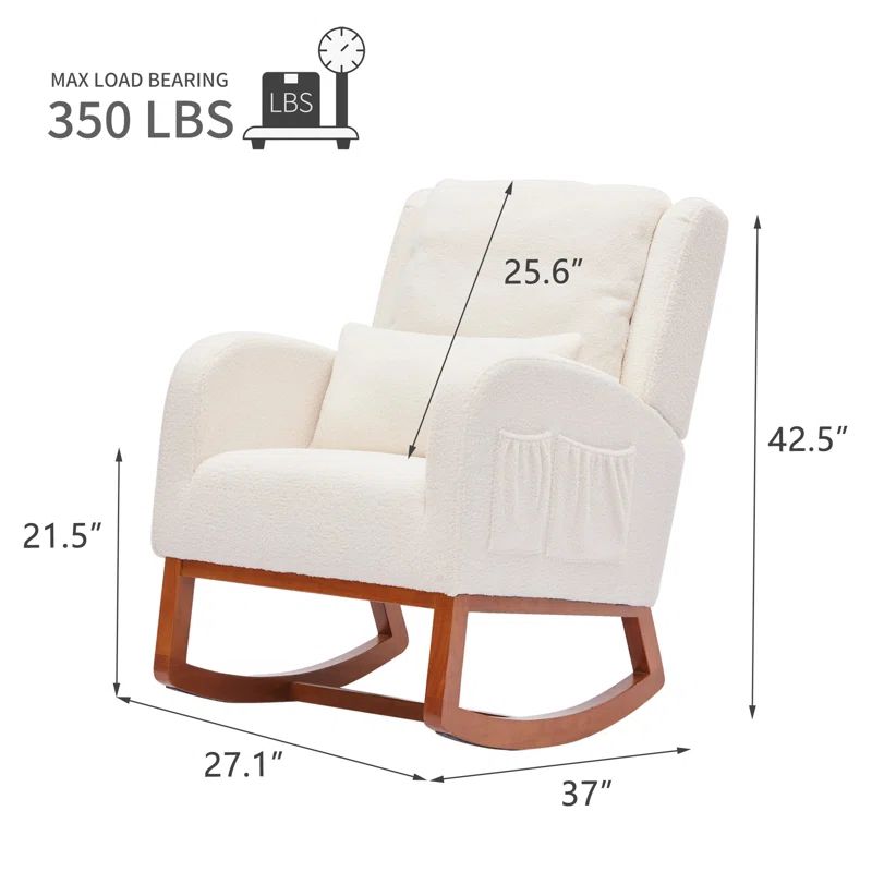 Kriner Upholstered Rocking Chair | Wayfair North America