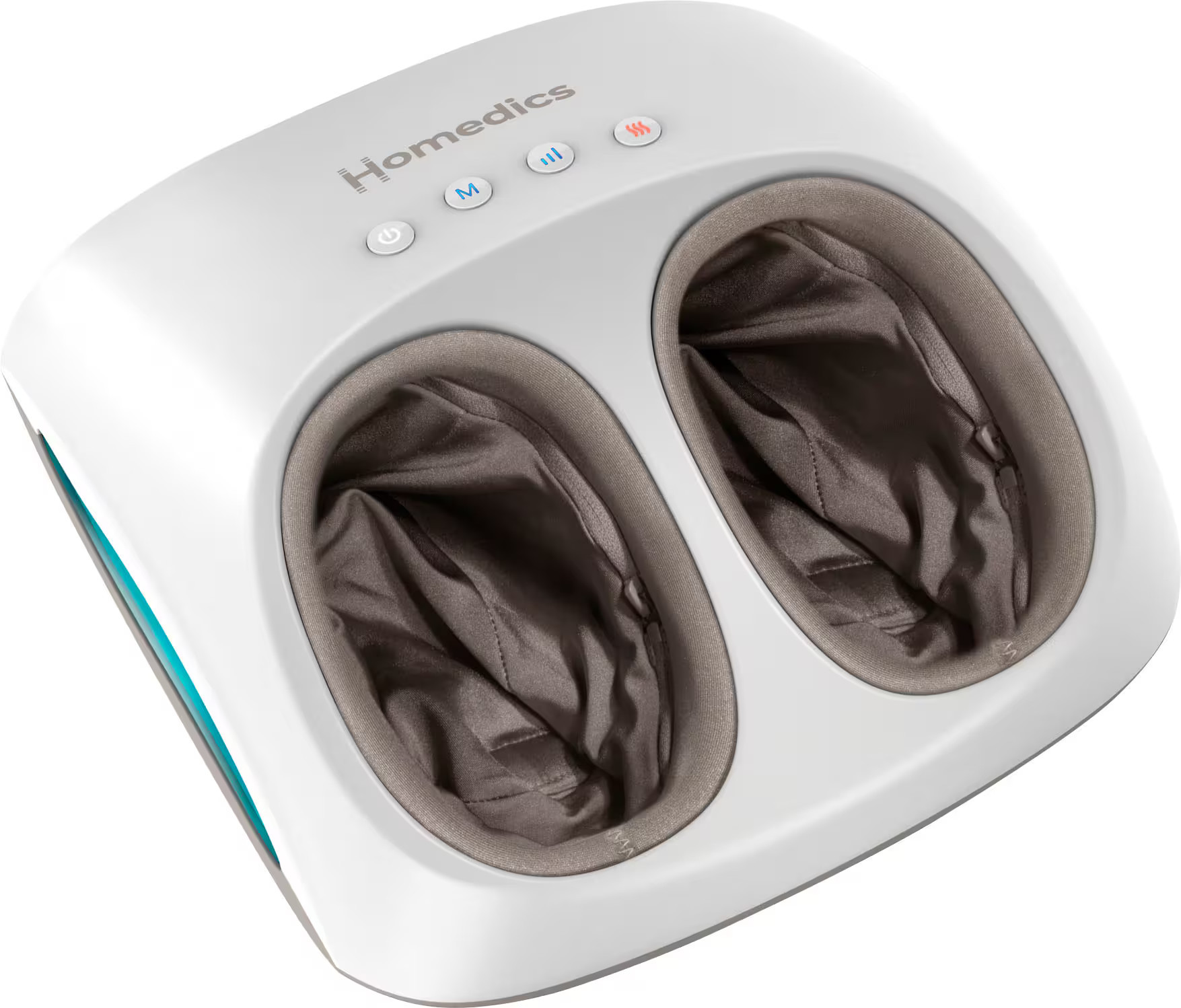 Homedics - Shiatsu + air 4.0 foot massager with heat - White | Best Buy U.S.