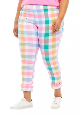 Plus Size Tech Stretch Ankle Pants | Belk