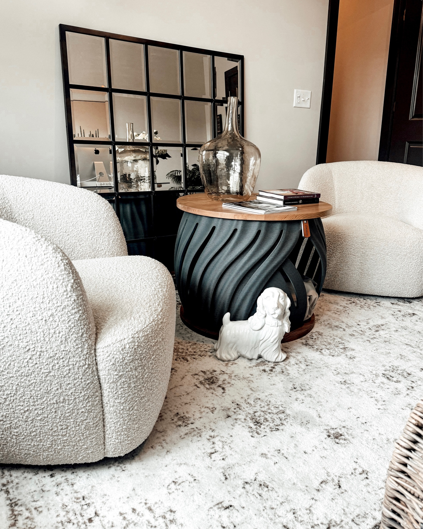 Bouclé Swivel Chair from Goop. Home Office. Neutral decor. CB2. Pottery Barn

#LTKhome #LTKstyletip