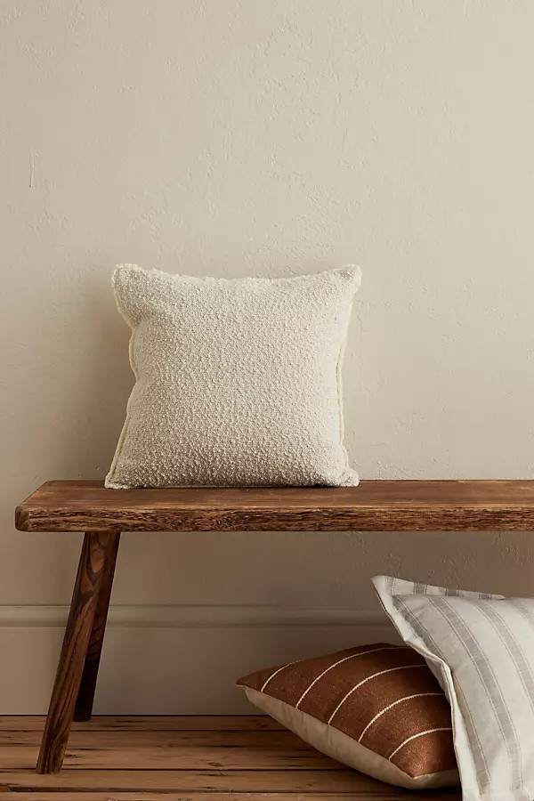 Ellenvale Interiors Sofia Boucle Square Cushion | Anthropologie (UK)