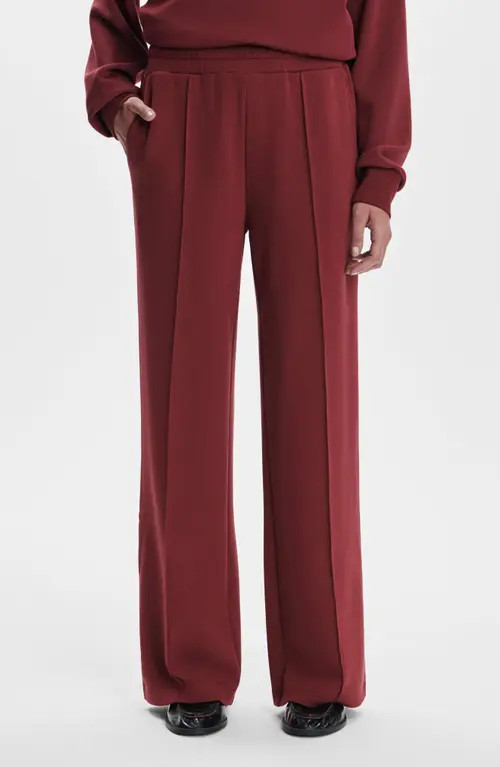Varley The Wide Leg 30-Inch Pants in New Maroon at Nordstrom, Size Large | Nordstrom