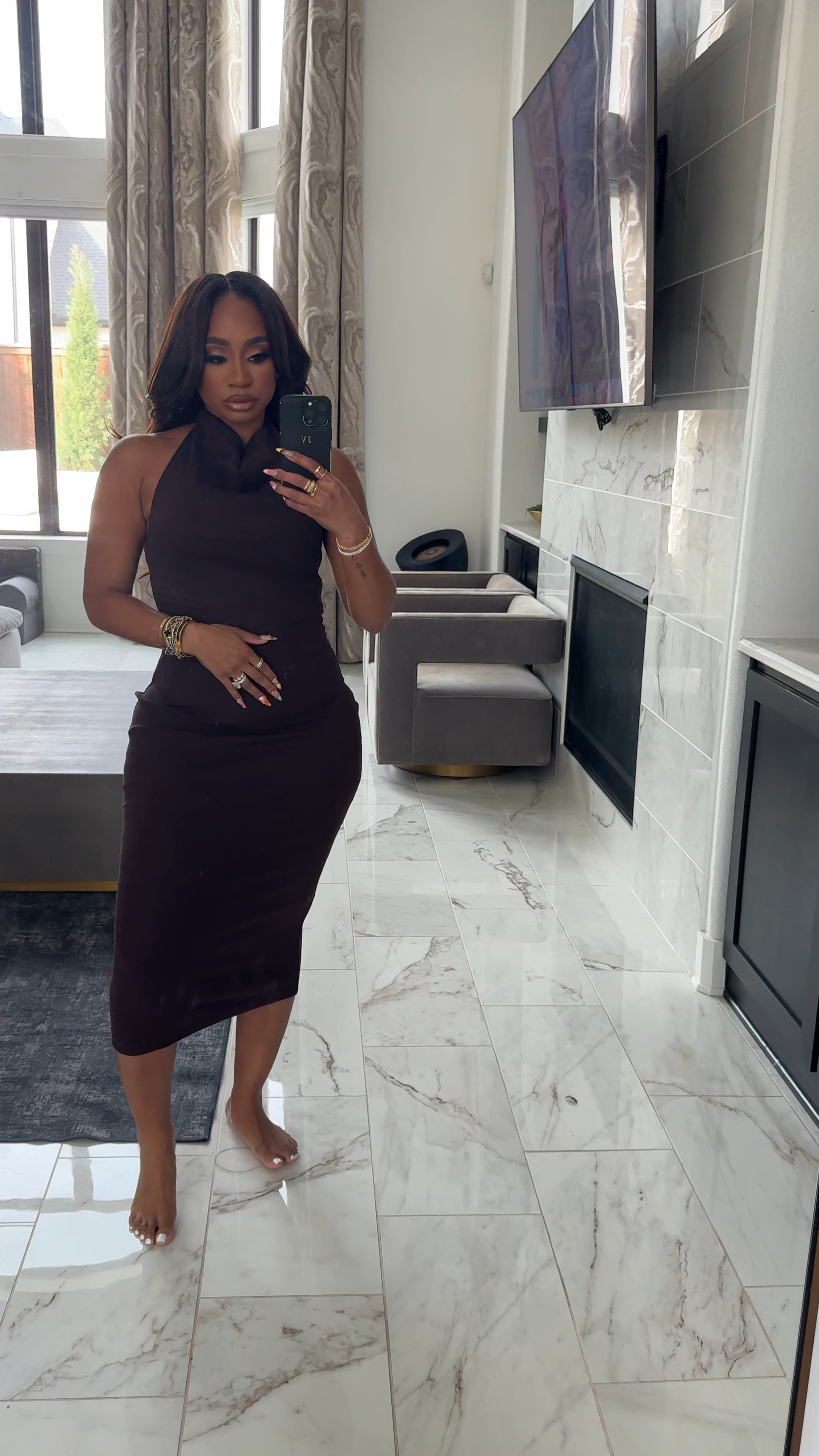 Under $40 halter bodycon dress find! Comes in 3 colors! Wearing a S for reference!

#LTKFindsUnder100 #LTKStyleTip #LTKFindsUnder50