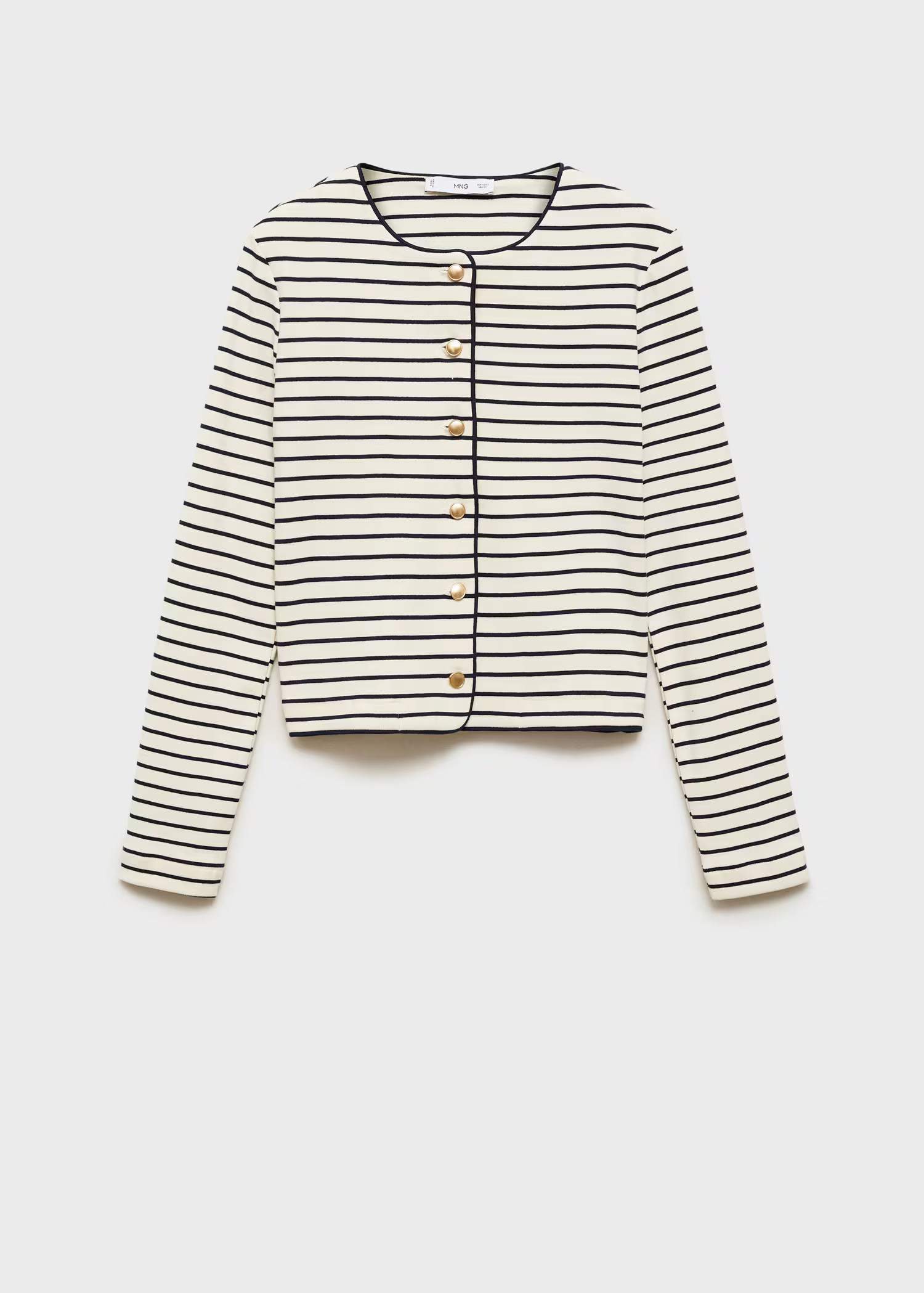 Stripped knit cardigan - Women | MANGO USA | Mango (US/MX/AU)