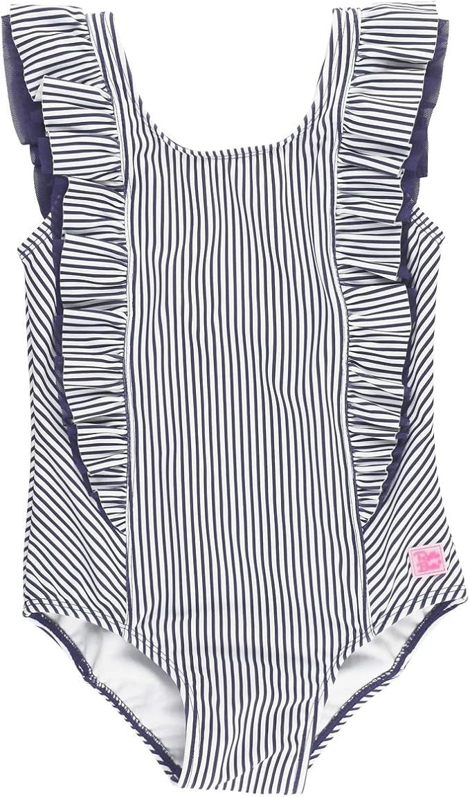 RuffleButts® Baby/Toddler Girls Ruffle Strap One Piece Swimsuit w/UPF 50+ Sun Protection | Amazon (US)