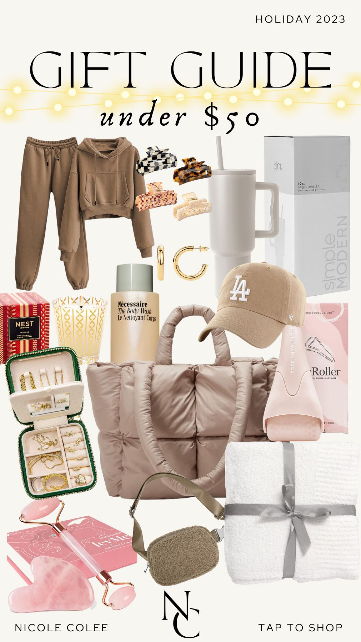 Gift Guide - under $50! #nicolecolee #giftguide #giftsforher 

#LTKHoliday #LTKSeasonal #LTKGiftGuide
