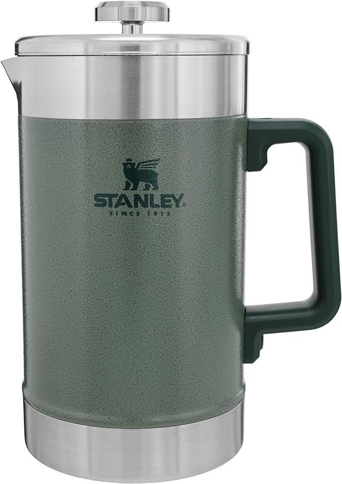 Stanley French Press 48oz with Double Vacuum Insulation, Stainless Steel Wide Mouth Coffee Press,... | Amazon (US)