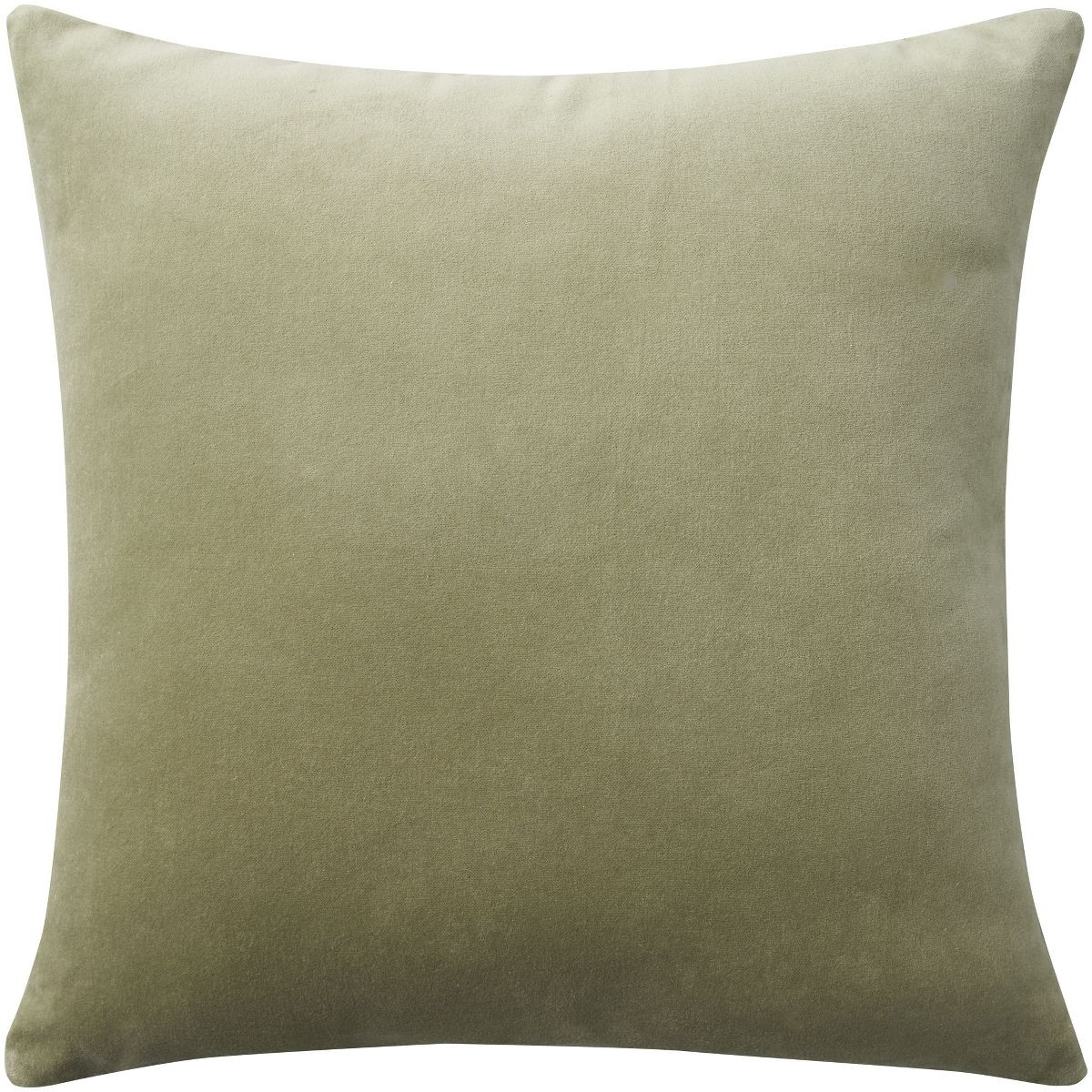 Mina Victory Sofia Solid Reversible Velvet 20" x 20" Green Indoor Throw Pillow | Target