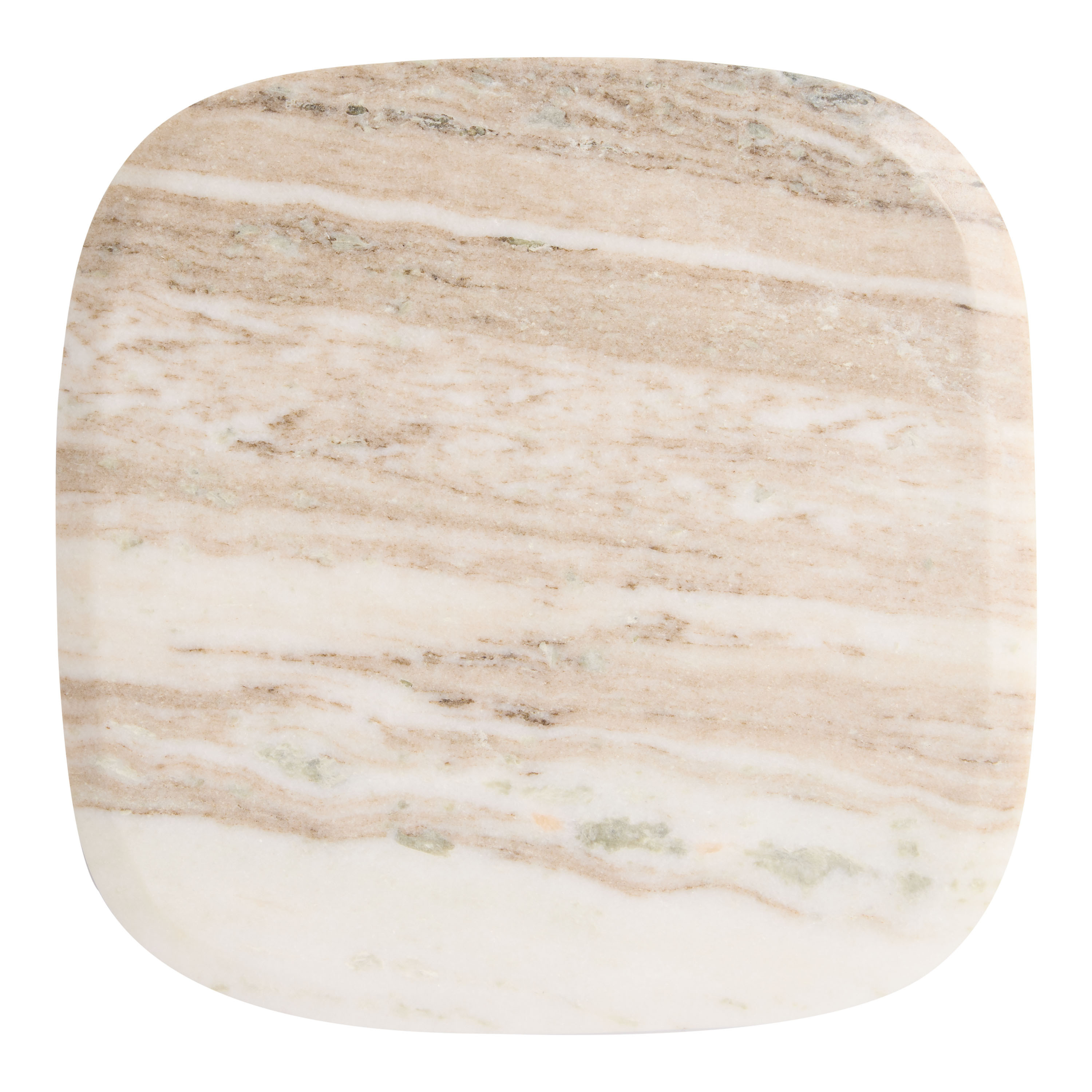 Square Brown Marble Serving Board | World Market