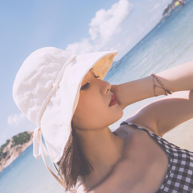 White Bucket Hat  | Amazon (US)