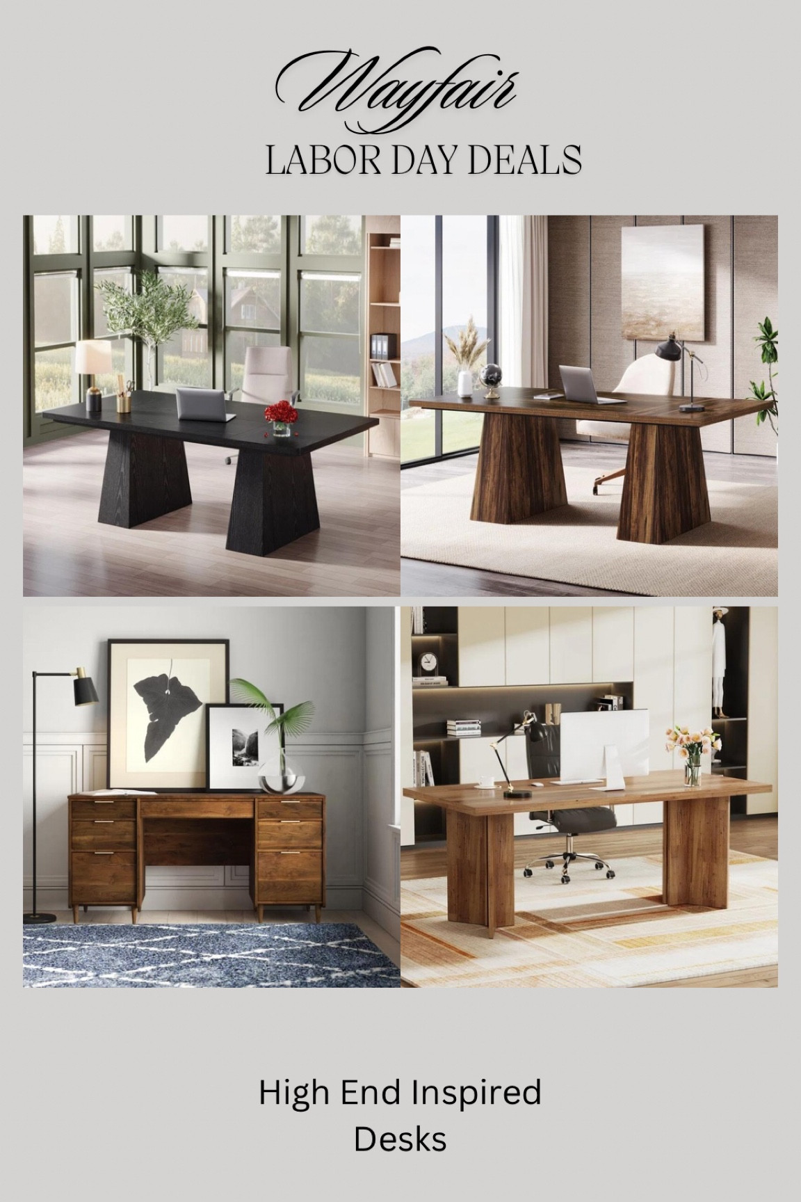 @wayfair is having so many amazing clearance deals on desks for Labor Day! Made a roundup of my favorites for you all! #wayfair #wayfairpartner  #ad

#LTKFallSale #LTKStyleTip #LTKHome