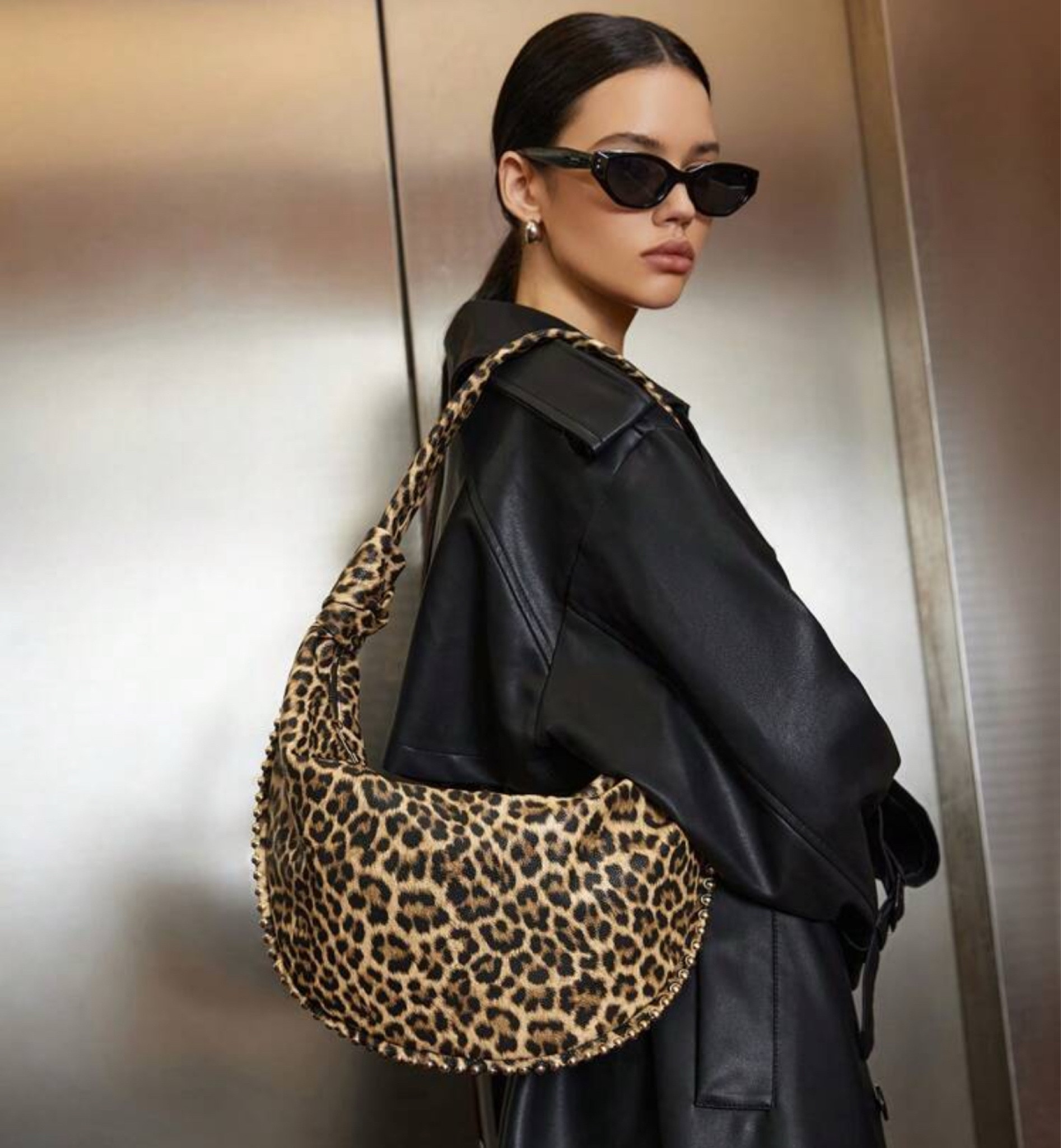 Gorgeous leopard print pu handbag
Gold studs 
Looks much more expensive than it is 
Love it 🤩

#LTKplussize #LTKaustralia #LTKmidsize