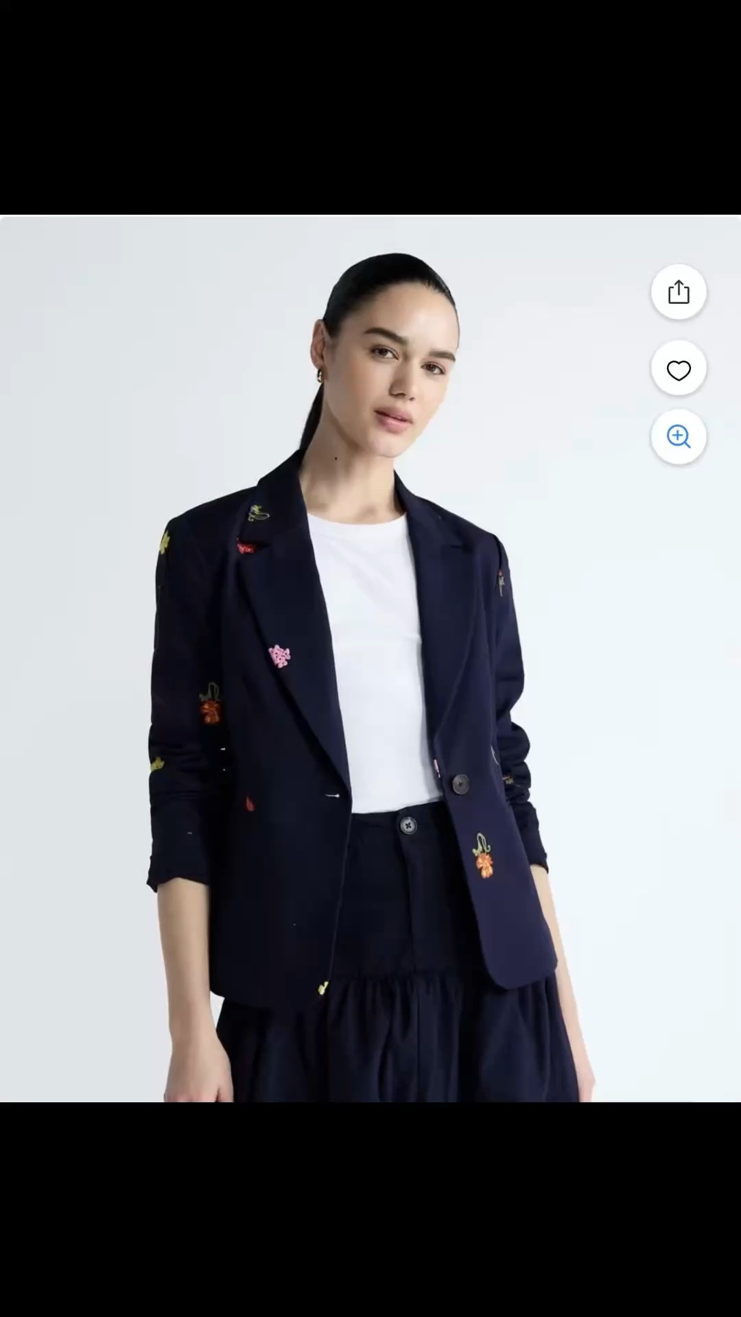 Look!  Walmart has an embroidered floral blazer too.  I haven’t see this in person because none of my stores have them. Let me know if you have seen jacket in person.  How good is it?