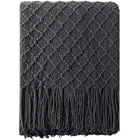 Bedsure Throw Blanket for Couch 50 x 60 inches - Knit Woven Summer Blankets, Cozy Lightweight Decora | Amazon (US)