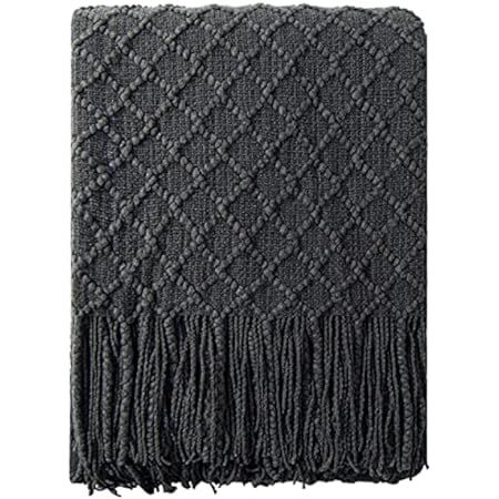 Bedsure Throw Blanket for Couch 50 x 60 inches - Knit Woven Summer Blankets, Cozy Lightweight Decora | Amazon (US)