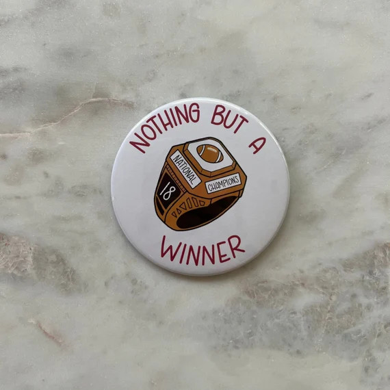 Nothing but a Winner  3 Game Day Button Pin - Etsy | Etsy (US)