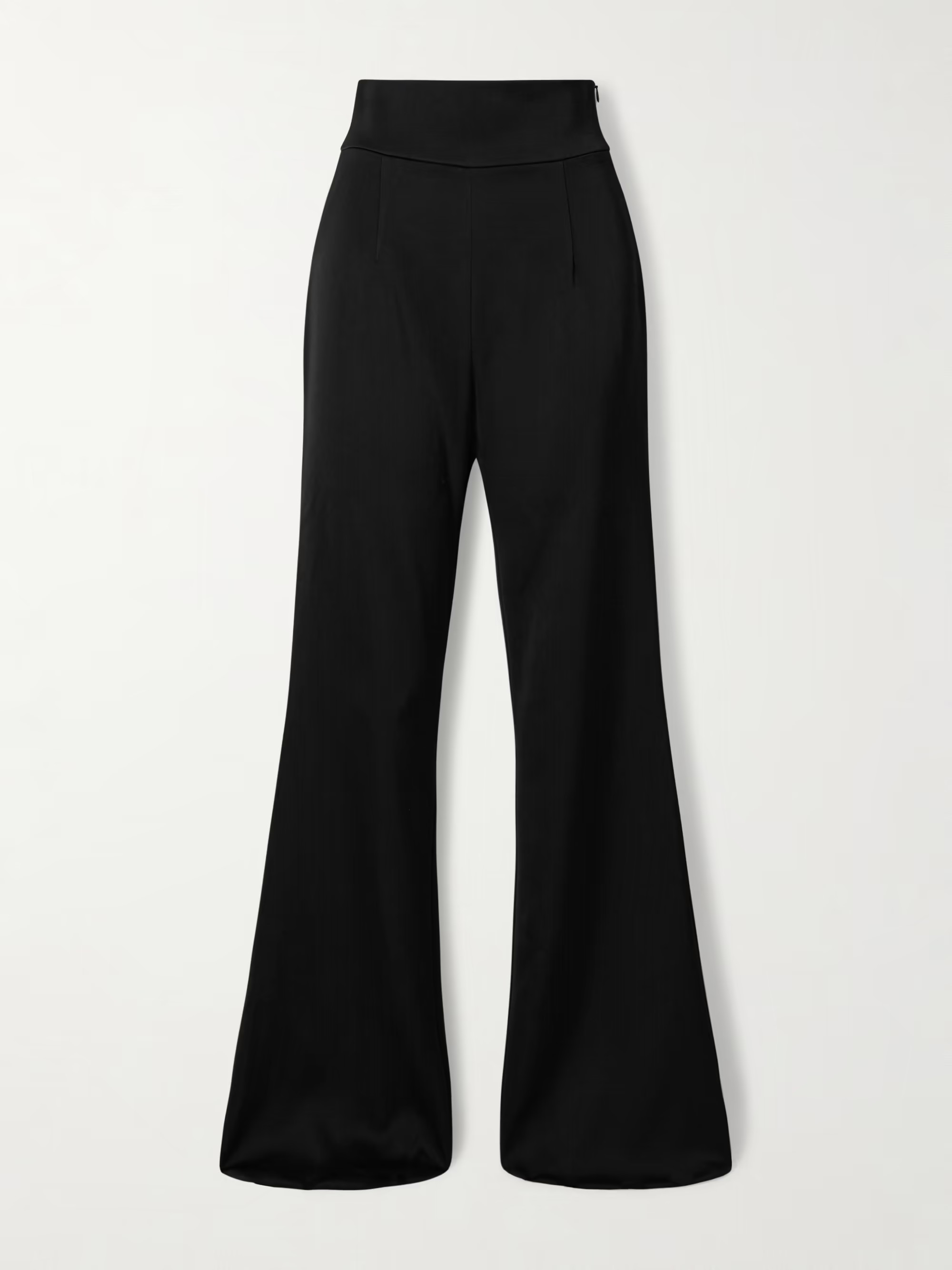 Satin flared pants | NET-A-PORTER (US)