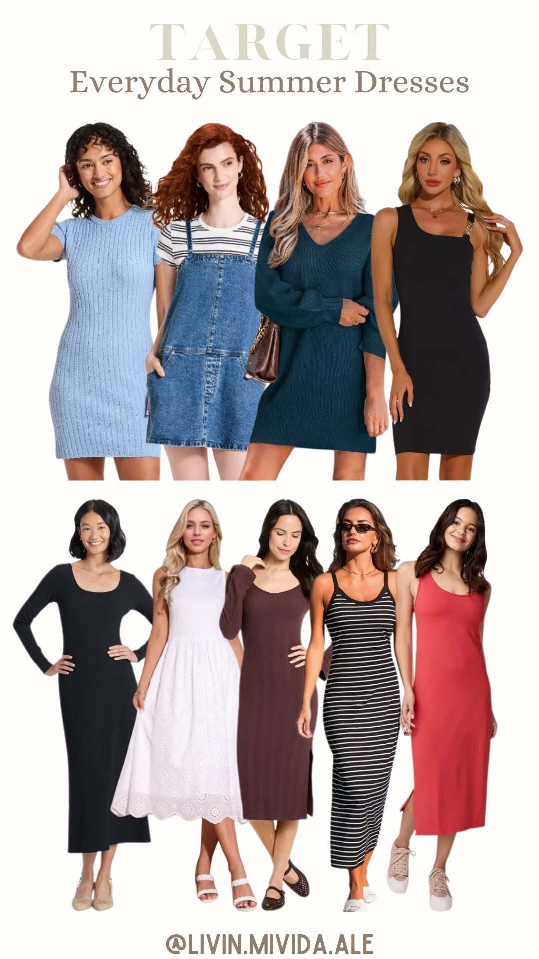 Everyday summer dresses 👗 

#target #dresses #women

#LTKMothersDay #LTKootd #LTKSeasonal