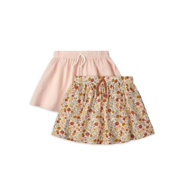 Modern Moments by Gerber Toddler Girl Gauze Skirt, 2-Pack, Sizes 12M-5T | Walmart (US)