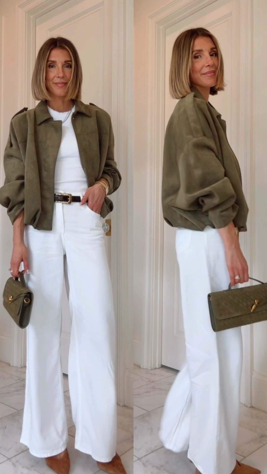 New arrivals at @Zara for spring. I'm wearing size small in top and size 2/25 in bottoms.

#LTKootd