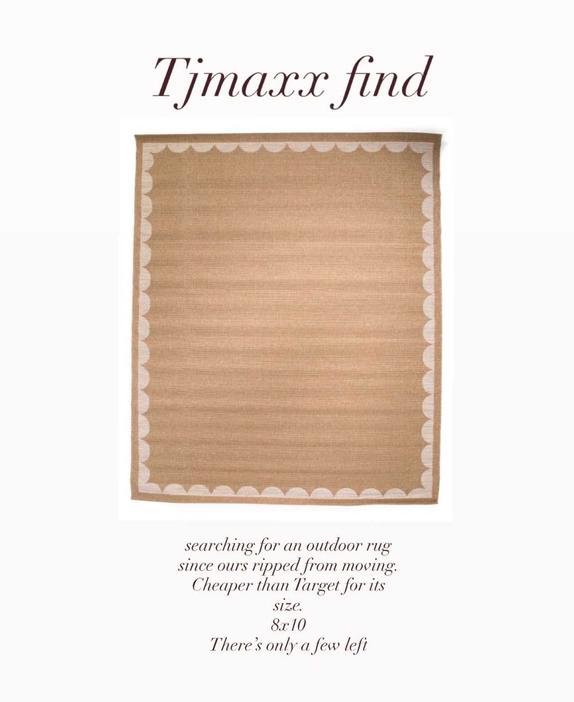 Cute outdoor rug! #tjmaxxfind 

#LTKHome